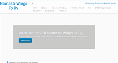 Desktop Screenshot of namastewingstofly.org