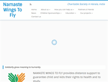 Tablet Screenshot of namastewingstofly.org